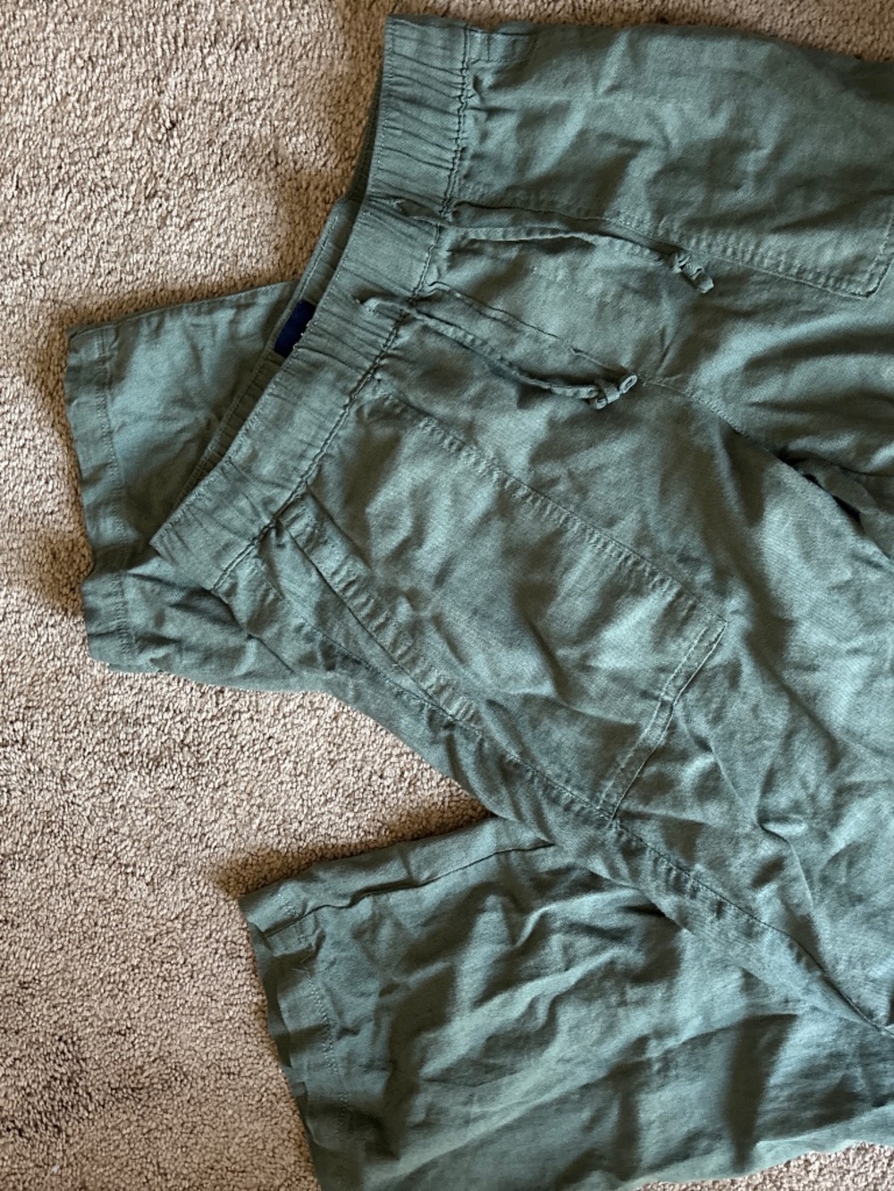 Gap linen blend pants
